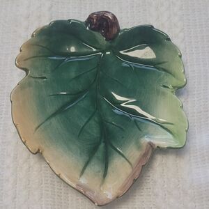 Vintage leaf trinket holder.